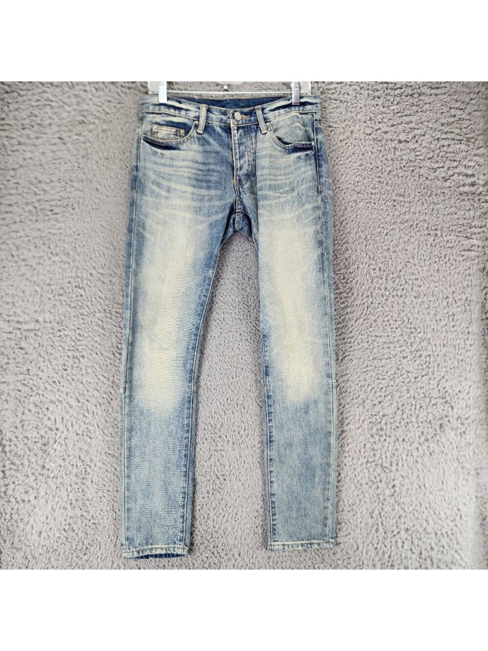 MNML Jeans Mens 29x32 Blue Cotton Denim Button Fly Straight *Read*